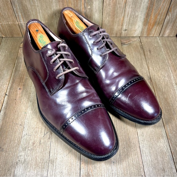 Joseph Abboud Leather Cap Toe Oxford Dress Shoes - Picture 4 of 10